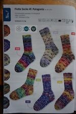 6 x 100 gr. Sockenwolle/Strumpfwolle Rellana 4fach Flotte Socke Patagonia !!Neu! til salg  Sendes til Denmark