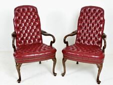 burgundy red leather chairs for sale  West Hartford