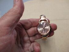Novo Antigo Stock Studio Relógio de Quartzo Feminino Bracelete Tom Ouro Rosa comprar usado  Enviando para Brazil