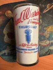 1940's Fred Waring &his Pennsylvanians Radio Show "Blue Network" Glass Premium, usado comprar usado  Enviando para Brazil