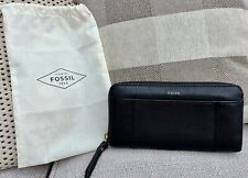 Fossil black leather for sale  HYDE