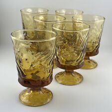 Set amber glass for sale  MANSFIELD
