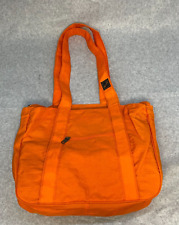 Bolsa tote de náilon vintage Mondo 15 x 13 x 5 laranja brilhante bolso externo com zíper comprar usado  Enviando para Brazil