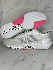 Usado, Adidas Avryn Para Hombre US 12 Blanco Negro Rosa Retro Deportivo Boost Bounce NUEVO segunda mano  Embacar hacia Mexico