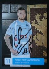 6102 Arnor Thor Gunnarsson Bergischer HC Island Autograph Card Signed 2015/16 for sale  Shipping to South Africa