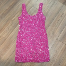 Used, Lily Rose Magenta Lace and Sequin Dress Large for sale  Shipping to South Africa