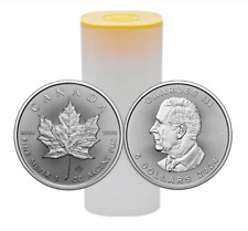 2024 Canada 1 oz Silver Maple Leaf Coin .999 Fine BU (LOT of 25) Fast Shipping! for sale  Shipping to South Africa