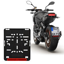 Kennzeichenhalter Motorrad 180 x 200 mm Mit Rückstrahler Reflektor mit Zulassung comprar usado  Enviando para Brazil