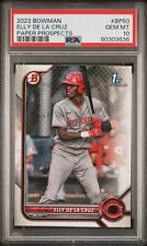 Usado, 2022 Bowman Prospect Elly De La Cruz 1º Bowman BP50 PSA 10 comprar usado  Enviando para Brazil