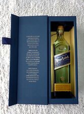 Johnnie Walker Blue Label Blended Scotch Whisky 750ml Empty Bottle and Box for sale  Shipping to South Africa