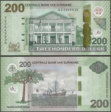 Surinam 200 dólares B550a UNC AG prefijo 2024 @ Ebanknoteshop, usado segunda mano  Embacar hacia Argentina