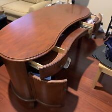 wood desk w key board tray for sale  Rancho Cucamonga