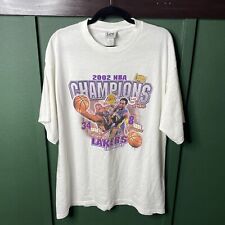 Usado, Camiseta Vintage Los Angeles Lakers 2002 NBA Champions Kobe/Shaq Extra Grande Salem comprar usado  Enviando para Brazil