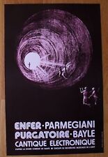 EXPERIMENTAL ELECTRONIC Parmegiani Bayle póster francés original '73 dante segunda mano  Embacar hacia Argentina