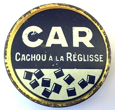 ANCIENNE BOÎTE CACHOU CAR À LA RÉGLISSE CARANOU 1938  OLX BOX CACHOU LICORICE, usado comprar usado  Enviando para Brazil