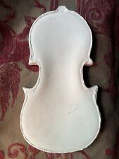 Plaster cast of a violin shape. Ideal for sign, art, painting, decorative item. for sale  Shipping to South Africa