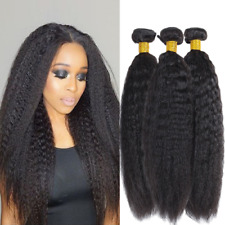Kinky Straight Hair Bundles Brazilian Virgin Hair Extensions Straight Human Hair for sale  Shipping to South Africa
