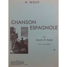 Wolff chanson espagnole d'occasion  Blois