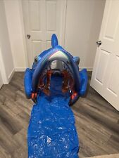 BANZAI 16' 3D Shark Bite WATER SLIDE kids outdoor  lawn waterslide, used for sale  Shipping to South Africa