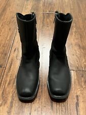 Botas para mujer Harley Davidson talla 7,5 de cuero negro resistentes al aceite segunda mano  Embacar hacia Argentina