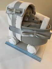 PRAM NAPPY CAKES IN 2 SIZES ,BABY GIFT ,BABY SHOWER BOY , GIRL , UNISEX for sale  Shipping to South Africa