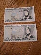 five pound note for sale  KNUTSFORD