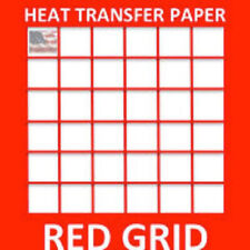 papel transferência INKJET Cuadros Rojos para prendas claras 100 hojas 8,5”x11” comprar usado  Enviando para Brazil