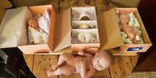 ⁴ Lot of 4 Vintage Dolls by Berenguer Vinyl Mini La Newborn Preemie Reborn for sale  Shipping to South Africa