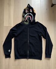 black bape shark hoodie for sale  LONDON