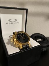 Usado, Oakley Gearbox ouro polido com relógio de mostrador preto  comprar usado  Enviando para Brazil
