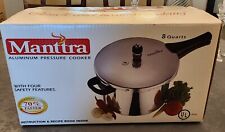 Rare! Manttra 8 QT Aluminum 8 Quart Stove Top Pressure Cooker Recipe Book NIB! , used for sale  Shipping to South Africa