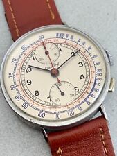 VINT Breitling cronógrafo mostrador cinza movimento venus 170 extremamente grande ca 59 comprar usado  Enviando para Brazil