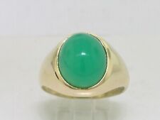 Chrysopras cabochon ring gebraucht kaufen  Idar-Oberstein