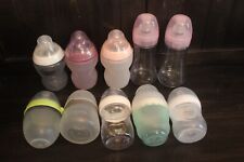 Lot of 10 assorted baby bottles Tommee Tippee Ola Chico NUK Como Nano Advent for sale  Shipping to South Africa