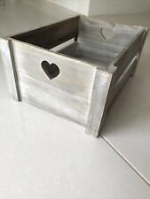 Heart wooden box for sale  BURY ST. EDMUNDS