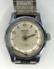 Relógio de pulso masculino antimagnético automático vintage Den-Ro importado 17 joias Incabloc comprar usado  Enviando para Brazil
