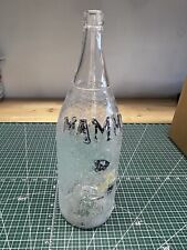 1930 Vintage 60 oz. Garrafa de refrigerante em relevo Mammy Beverages Co. com alguma cor esquerda comprar usado  Enviando para Brazil