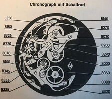 Landeron 85 chronograph gebraucht kaufen  Scheinfeld