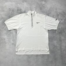 Camisa de tênis vintage anos 90 Nike Agassi Challenge Court meio zíper branca tamanho P/M, usado comprar usado  Enviando para Brazil