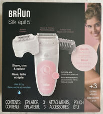 Braun Epilator for Women Silk-épil 5 5-620 for Hair Removal Wet & Dry for sale  Noblesville