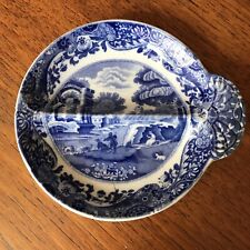 Copeland Spode Italian Blue and White Vintage Round Lipped Divided Dish. for sale  MAIDSTONE