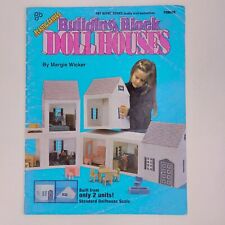 Libro de casas de muñecas bloques de construcción de Margie Wicker lona de plástico Pat Depke artesanía segunda mano  Embacar hacia Argentina