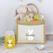 Personalised easter jute for sale  NORTHWICH
