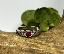 Sterling Silver Designer Silpada Retired Coral Adjustable Toe Ring for sale  Shipping to South Africa