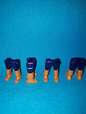 Playmobil Musketier Pirat Mittelalter 4 x Beine Nachtblau Stiefel Set top comprar usado  Enviando para Brazil