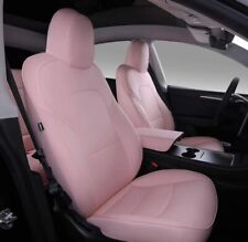 Cubierta de asiento de coche Xipoo Fit Tesla modelo Y cubierta de cuero PU para todas las estaciones 12 piezas rosa segunda mano  Embacar hacia Argentina