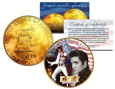 1976 ELVIS PRESLEY 24K dólar IKE banhado a ouro *Cada moeda numerada de série de 376*, usado comprar usado  Enviando para Brazil
