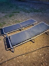  2 Vintage camping cots , aluminum folding bed 69 1/2" × 25". Under 3 Lbs.  for sale  Shipping to South Africa