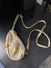 Vintage LL Bean AmeriBag Healthy Back Bag Mini Canvas Crossbody-Key Clip-Pockets for sale  Shipping to South Africa
