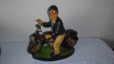 Keramikfigur figur motorradfah gebraucht kaufen  Wiesau